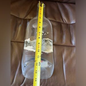 Grey Goose bottle melted and flattened for display w/hook or cutting board. NWOT